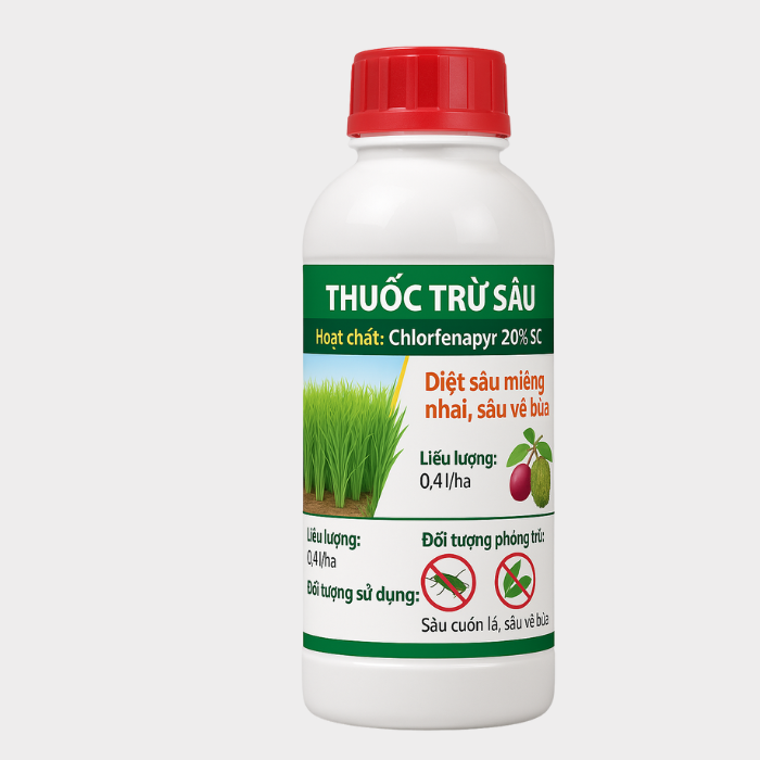 Thuốc Trừ Sâu Hoạt Chất Chlorfenapyr 20% SC